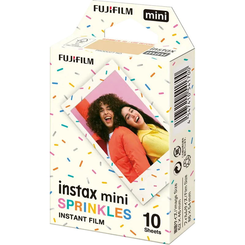 Fujifilm Instax Mini Instant Film Sprinkles (10 sheets), Multicolor Fujifilm Instax Mini Instant Film Sprinkles (10 sheets), Multicolor