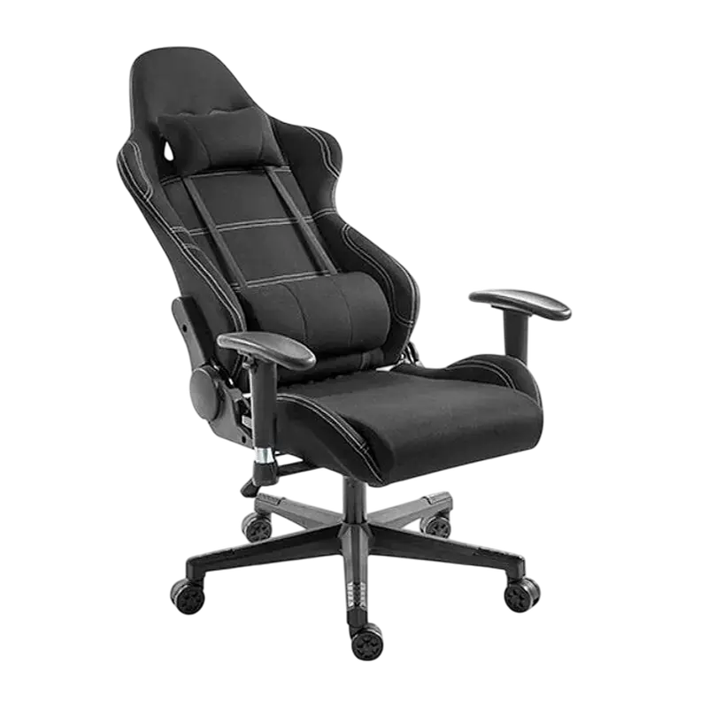 Игровое кресло Lumi CH06-14, Ткань, Чёрный Игровое кресло Lumi CH06-14, Ткань, Чёрный
