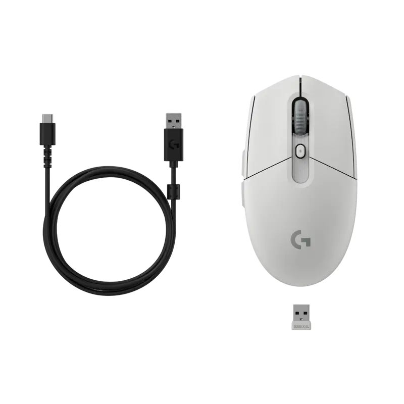 Gaming Wireless Mouse Logitech G305 X SUPERLIGHT WHITE 2.4GHZ Gaming Wireless Mouse Logitech G305 X SUPERLIGHT WHITE 2.4GHZ