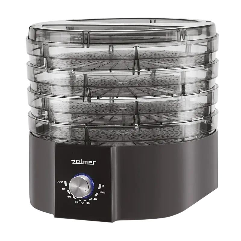 Deshidrator de fructe Zelmer ZFD1004, Negru Deshidrator de fructe Zelmer ZFD1004, Negru