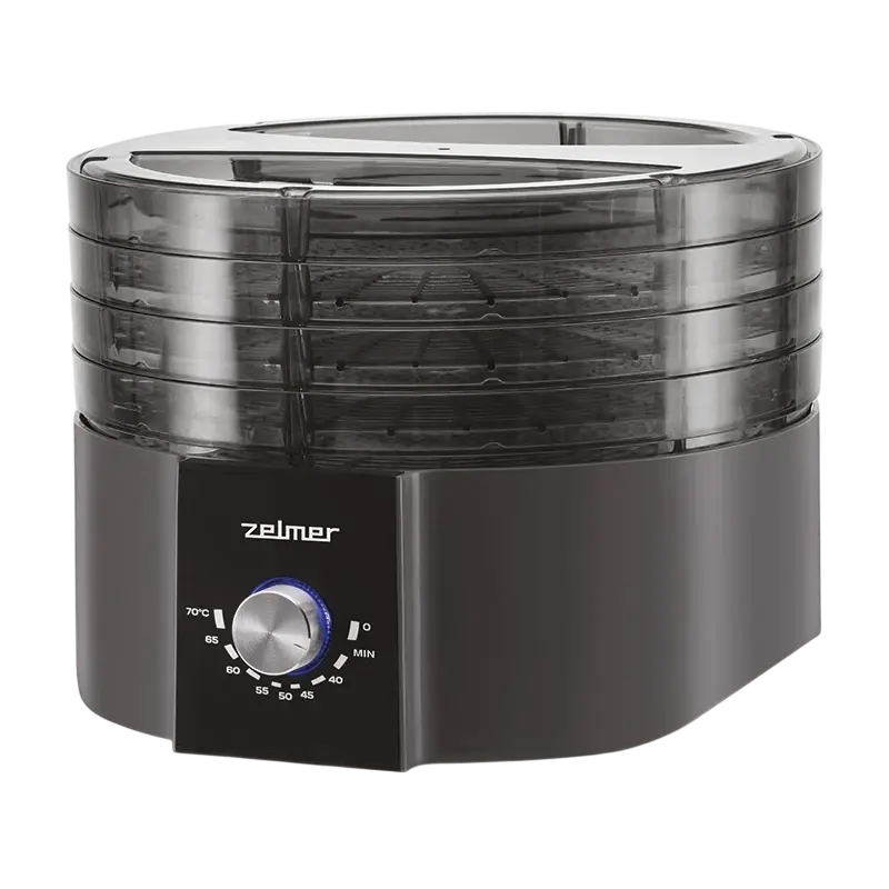Deshidrator de fructe Zelmer ZFD1004, Negru Deshidrator de fructe Zelmer ZFD1004, Negru