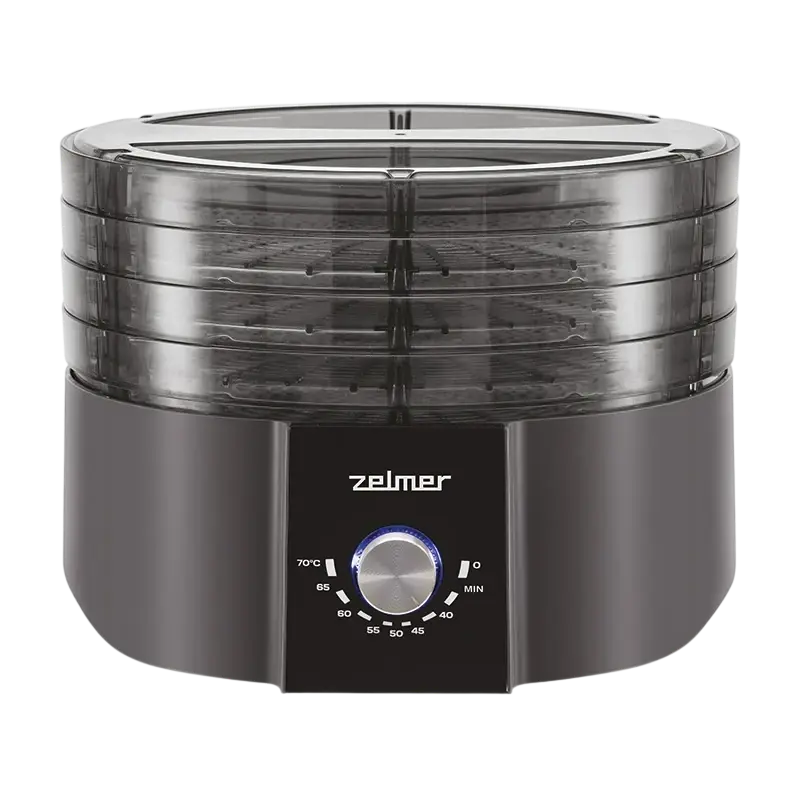 Deshidrator de fructe Zelmer ZFD1004, Negru Deshidrator de fructe Zelmer ZFD1004, Negru
