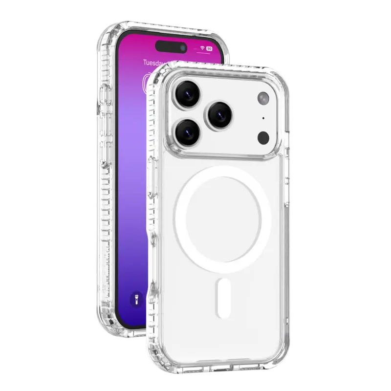 Чехол Cellularline Tetra для Apple iPhone 17 Pro, Прозрачный Чехол Cellularline Tetra для Apple iPhone 17 Pro, Прозрачный