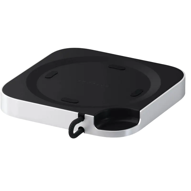 Satechi Mac Mini M4 Stand & Hub with SSD Enclosure, 2xUSB-A3.2 Gen2, USB-A2.0, SD. Satechi Mac Mini M4 Stand & Hub with SSD Enclosure, 2xUSB-A3.2 Gen2, USB-A2.0, SD.