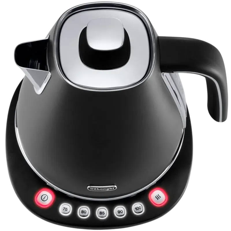 Fierbător electric DeLonghi KBY 2011 BK, Negru Fierbător electric DeLonghi KBY 2011 BK, Negru