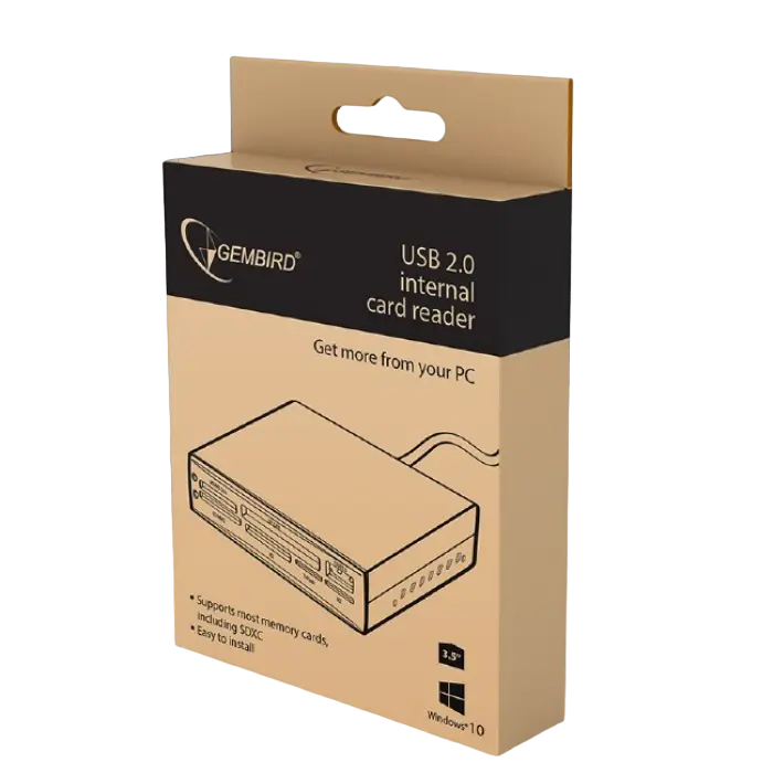 Cititor de carduri Gembird FDI2-ALLIN1-02-B, , Negru Cititor de carduri Gembird FDI2-ALLIN1-02-B, , Negru