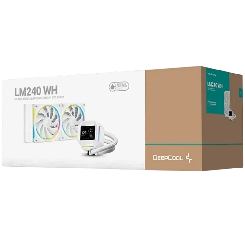 Cooler procesor Deepcool LM240 WH Cooler procesor Deepcool LM240 WH
