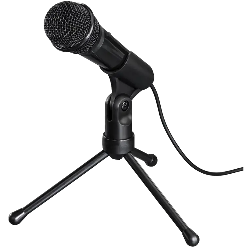 Microfon pentru calculator HAMA MIC-P35, Cu fir, Negru
