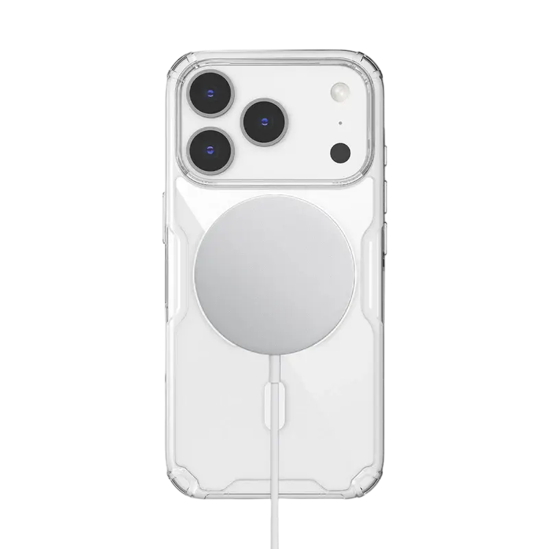 Чехол Nillkin Nature Pro Magnetic для Apple iPhone 17 Pro, Прозрачный Чехол Nillkin Nature Pro Magnetic для Apple iPhone 17 Pro, Прозрачный