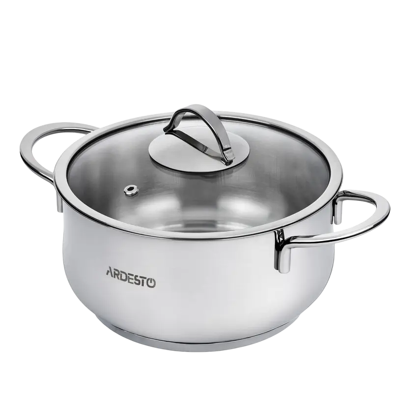 Cratiță Ardesto AR0723S, 2,3L, 18cm, Oțel inoxidabil Cratiță Ardesto AR0723S, 2,3L, 18cm, Oțel inoxidabil