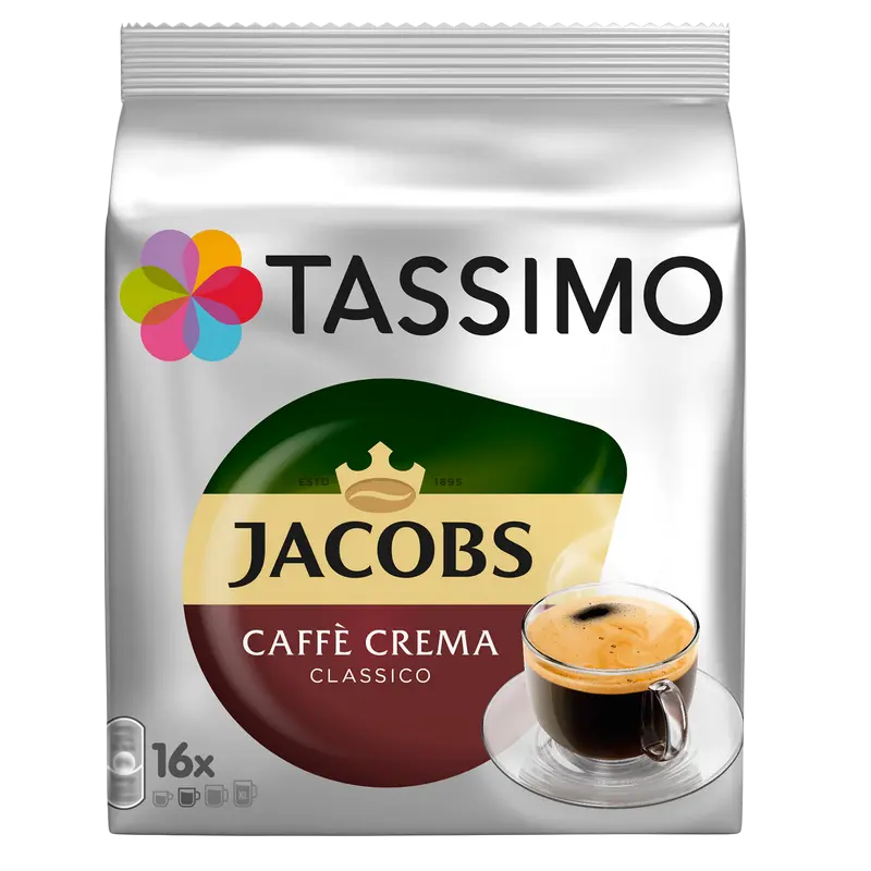 Кофе Iacobs Tassimo Caffe Crema, 16 шт