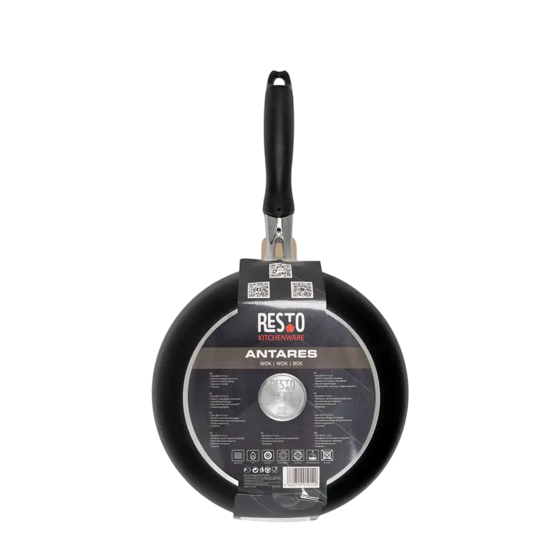 Tigaie WOK RESTO 93601, 24cm, Negru Tigaie WOK RESTO 93601, 24cm, Negru