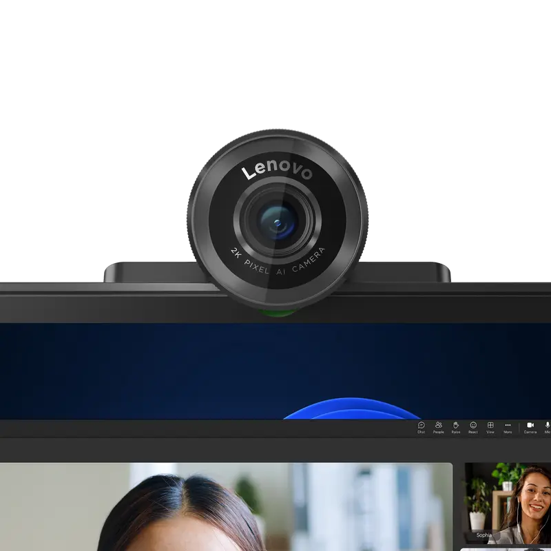 Cameră Web Lenovo QHD, 1920x1080, Negru Cameră Web Lenovo QHD, 1920x1080, Negru