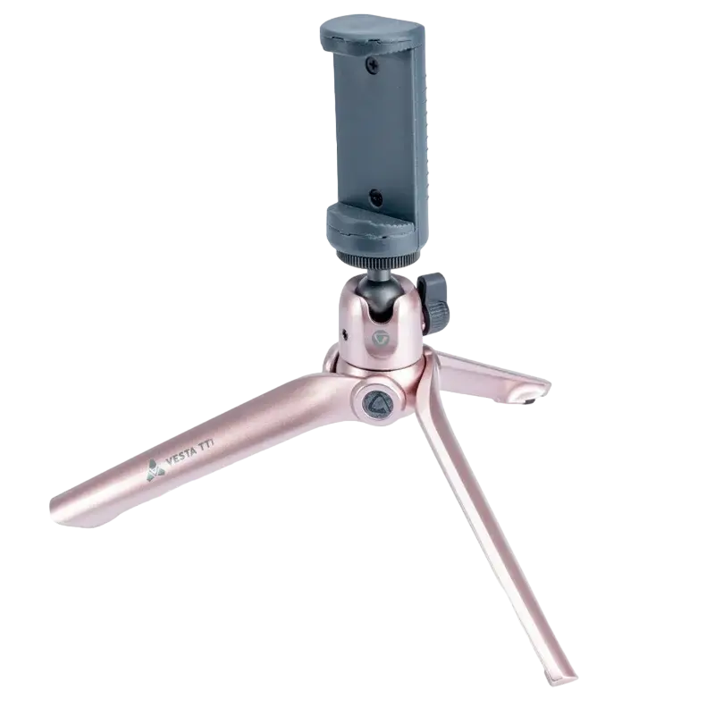 Mini trepied Vanguard VESTA TT1 ROSE, Cap trepied de minge, Roz