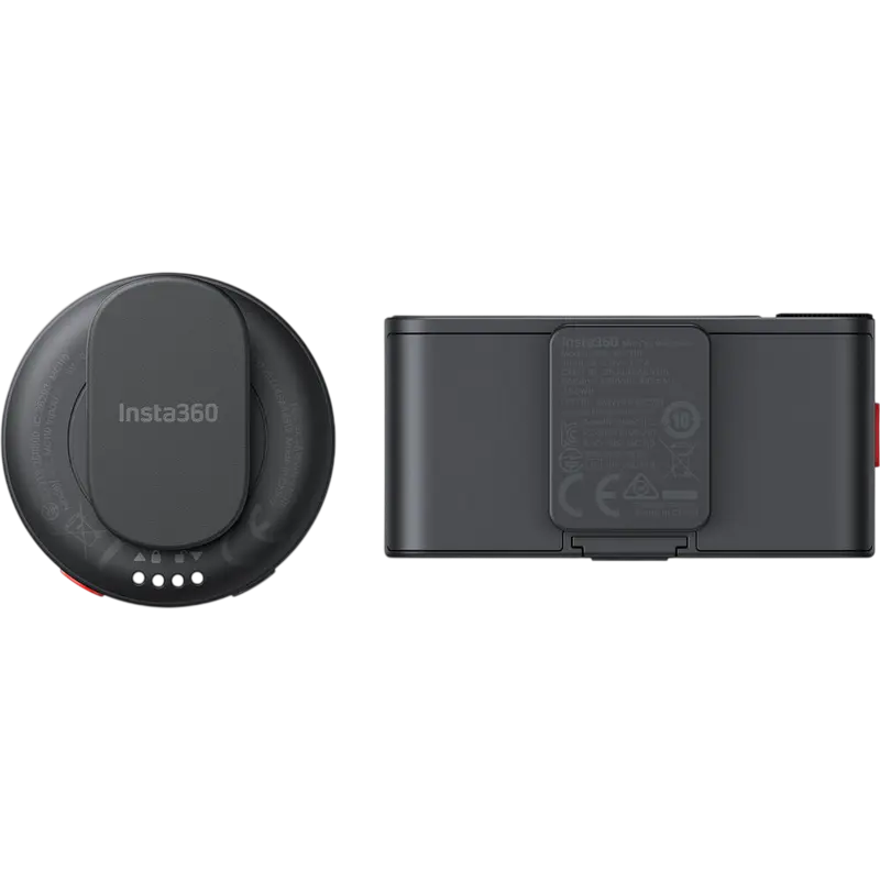 Microfon portabil pentru înregistrare vocală Insta360 Mic Pro (2 TX + 1 RX), Fără fir, Negru Microfon portabil pentru înregistrare vocală Insta360 Mic Pro (2 TX + 1 RX), Fără fir, Negru
