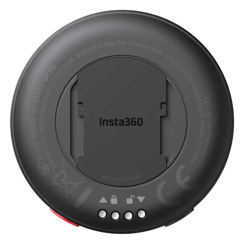 Microfon portabil pentru înregistrare vocală Insta360 Mic Pro (2 TX + 1 RX), Fără fir, Negru Microfon portabil pentru înregistrare vocală Insta360 Mic Pro (2 TX + 1 RX), Fără fir, Negru