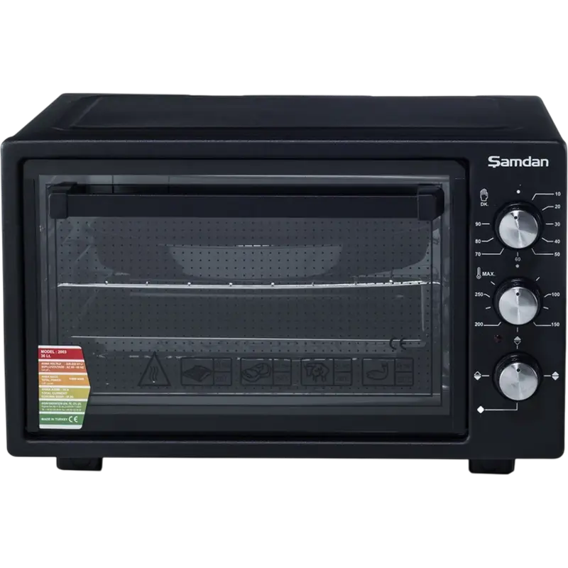 Mini oven Samdan EC01487 Converter (fan) 2033-60L-BLACK Mini oven Samdan EC01487 Converter (fan) 2033-60L-BLACK