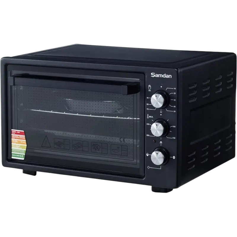 Mini oven Samdan EC01487 Converter (fan) 2033-60L-BLACK Mini oven Samdan EC01487 Converter (fan) 2033-60L-BLACK