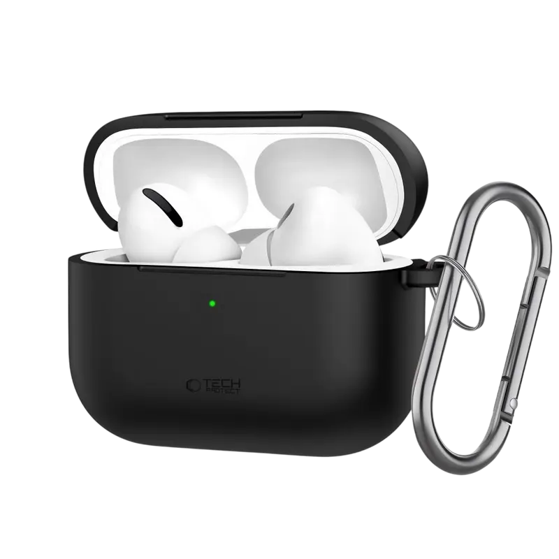 Чехол для Airpods Tech Protect Hook Apple Airpods Pro 3, Чёрный