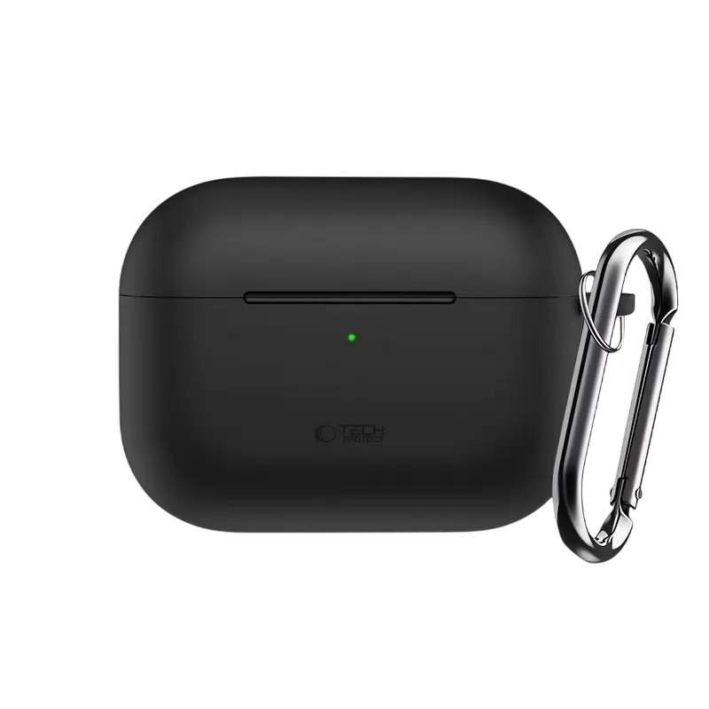 Чехол для Airpods Tech Protect Hook Apple Airpods Pro 3, Чёрный Чехол для Airpods Tech Protect Hook Apple Airpods Pro 3, Чёрный