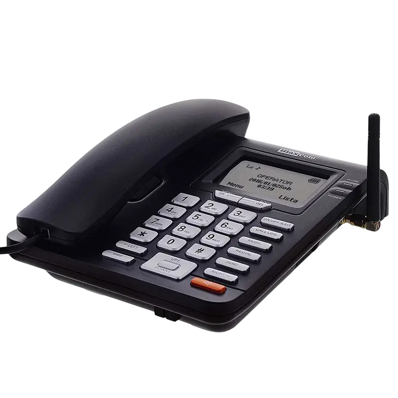 MAXCOM TELEFON FIX MM28DHS+GSM Black MAXCOM TELEFON FIX MM28DHS+GSM Black