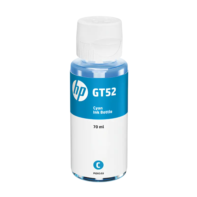 Recipient de cerneală HP GT52, 70ml, Cyan Recipient de cerneală HP GT52, 70ml, Cyan