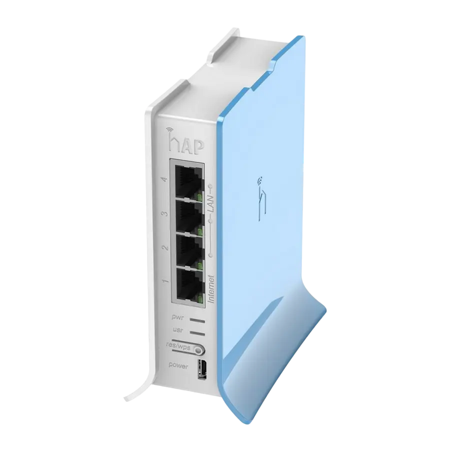 Маршрутизатор MikroTik hAP Lite TC, Синий Маршрутизатор MikroTik hAP Lite TC, Синий