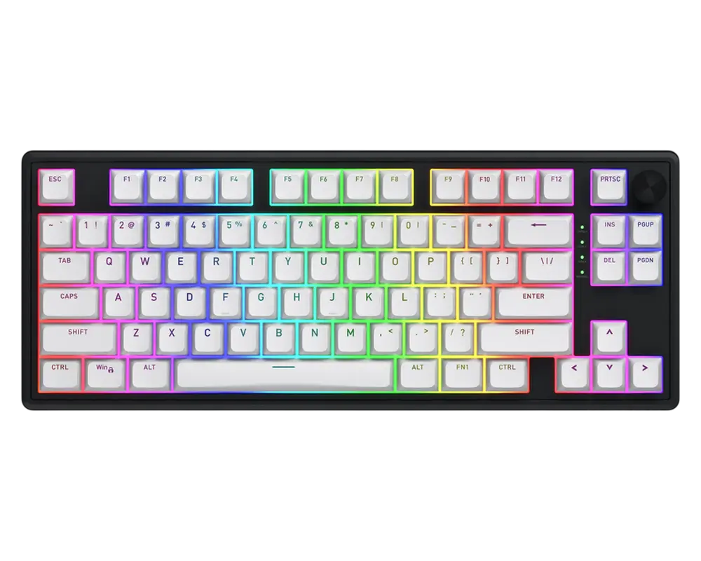 Tastatură HATOR Skyfall 80 MAG ULTRA 8K, Cu fir, Negru | Alb Tastatură HATOR Skyfall 80 MAG ULTRA 8K, Cu fir, Negru | Alb