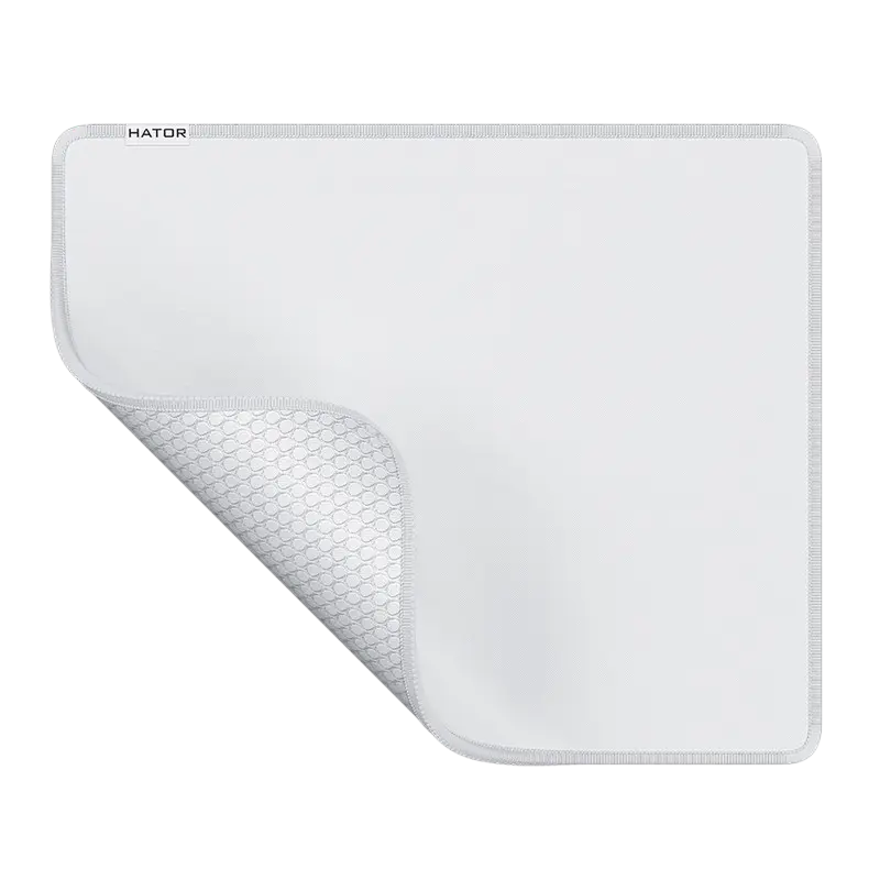 Mouse Pad pentru jocuri HATOR Tonn EVO, Medium, Alb Mouse Pad pentru jocuri HATOR Tonn EVO, Medium, Alb