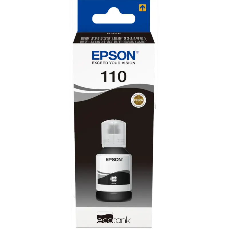 Контейнер с чернилами Epson 110 EcoTank, C13T03P14A, Черный Контейнер с чернилами Epson 110 EcoTank, C13T03P14A, Черный