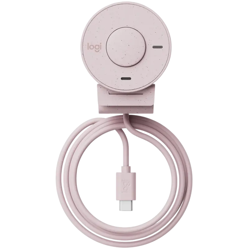 Camera Logitech BRIO 300, 1080p/30fps, FoV 70°, 2MP, Fixed Focus, Shutter, 1.5m, Type C, Rose Camera Logitech BRIO 300, 1080p/30fps, FoV 70°, 2MP, Fixed Focus, Shutter, 1.5m, Type C, Rose