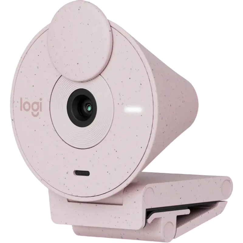 Camera Logitech BRIO 300, 1080p/30fps, FoV 70°, 2MP, Fixed Focus, Shutter, 1.5m, Type C, Rose Camera Logitech BRIO 300, 1080p/30fps, FoV 70°, 2MP, Fixed Focus, Shutter, 1.5m, Type C, Rose