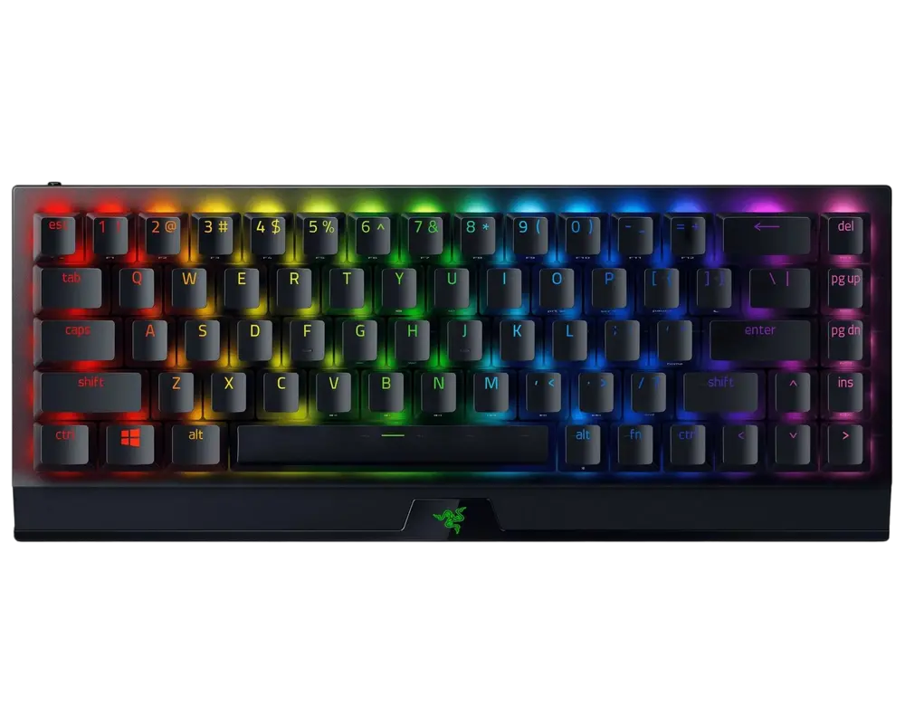 Tastatură Razer BlackWidow V3 Mini HyperSpeed, Cu fir / Fără fir, Negru Tastatură Razer BlackWidow V3 Mini HyperSpeed, Cu fir / Fără fir, Negru
