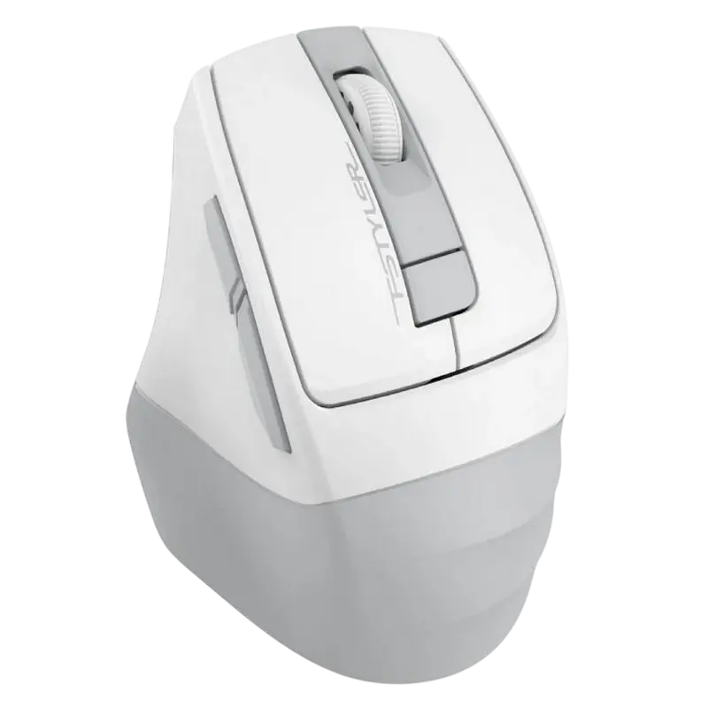 Wireless Mouse A4Tech FG35CS Plus, Fstyler 2.4G Rechargeable With Silent Button , White Wireless Mouse A4Tech FG35CS Plus, Fstyler 2.4G Rechargeable With Silent Button , White