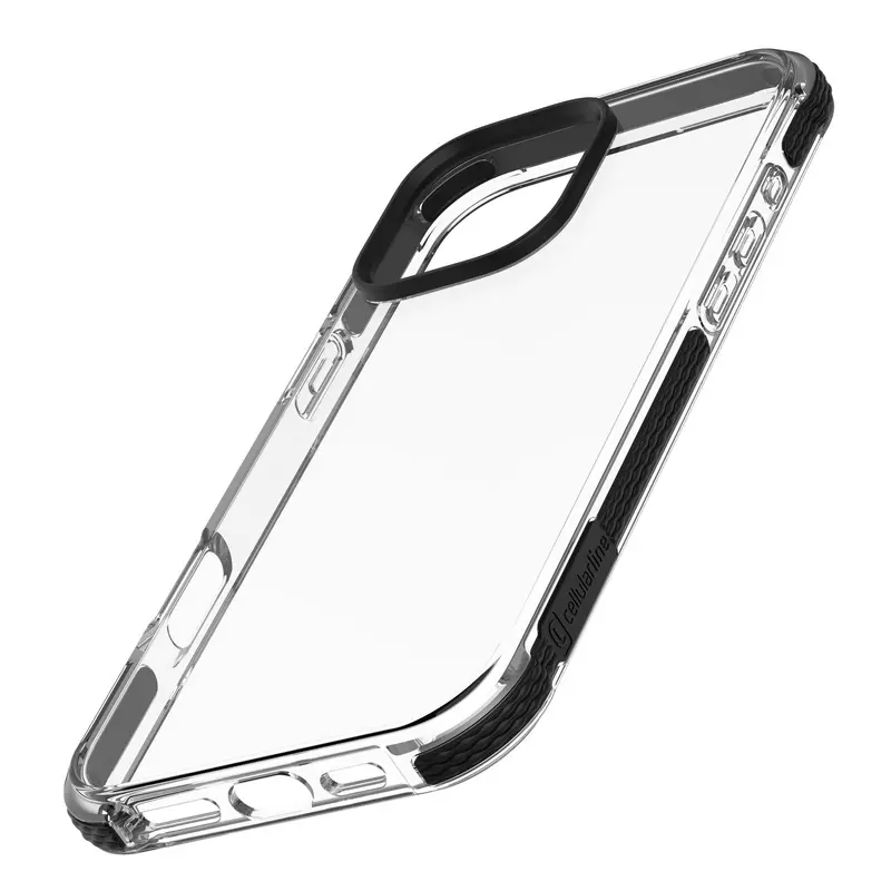 Чехол Cellularline Tetra Force Strong Guard - iPhone 16 Pro, Прозрачный Чехол Cellularline Tetra Force Strong Guard - iPhone 16 Pro, Прозрачный