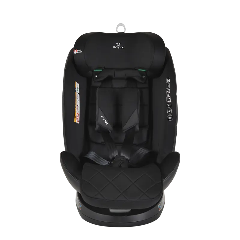 Scaun auto Cangaroo Castor 40-150cm black 3801005151844 Scaun auto Cangaroo Castor 40-150cm black 3801005151844