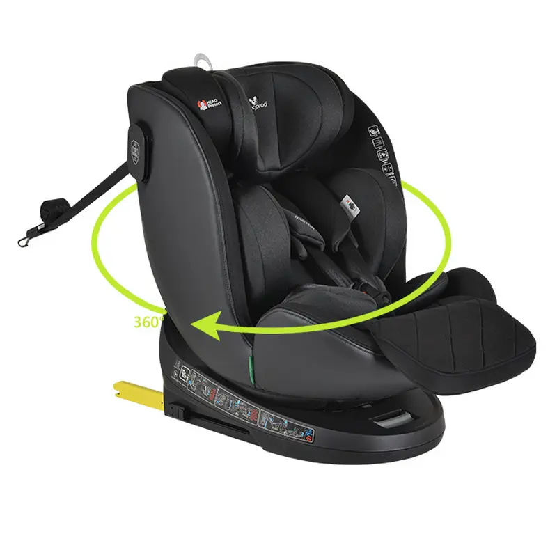 Scaun auto Cangaroo Castor 40-150cm black 3801005151844 Scaun auto Cangaroo Castor 40-150cm black 3801005151844