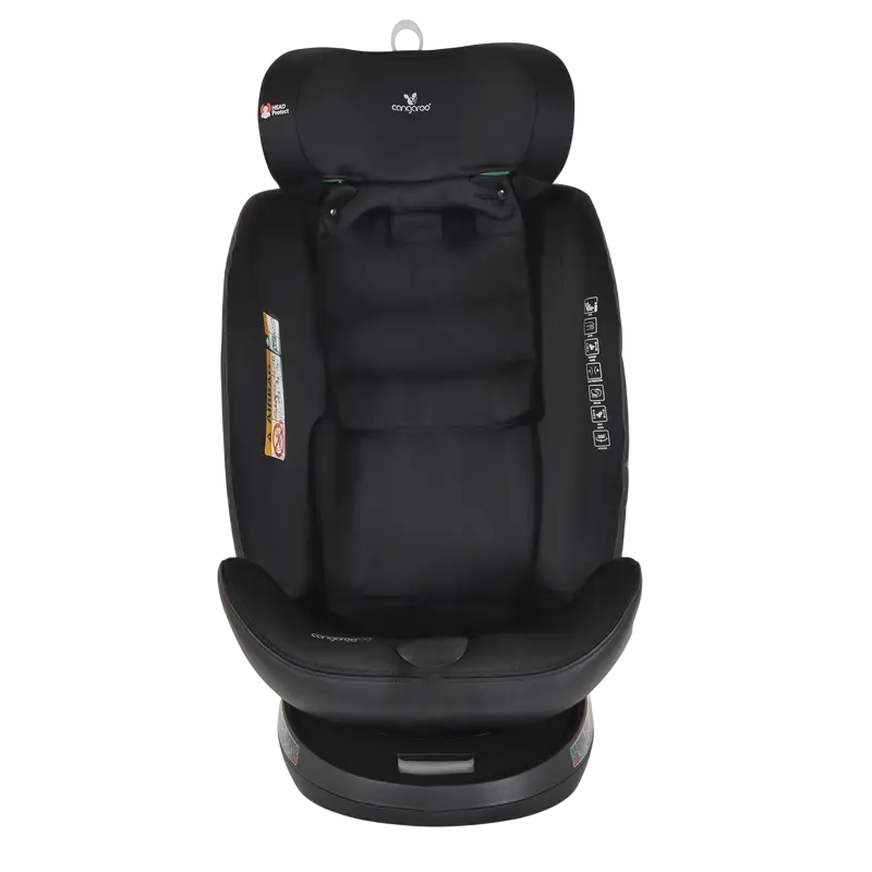 Scaun auto Cangaroo Castor 40-150cm black 3801005151844 Scaun auto Cangaroo Castor 40-150cm black 3801005151844