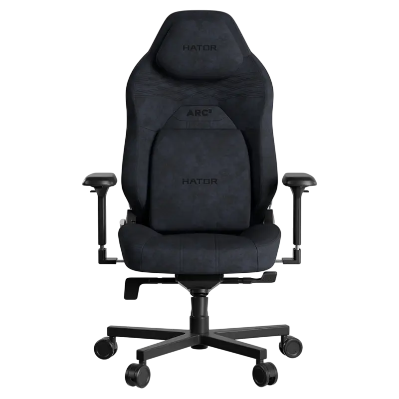 Scaun Gaming HATOR Arc 3 S, Velur, Negru Scaun Gaming HATOR Arc 3 S, Velur, Negru