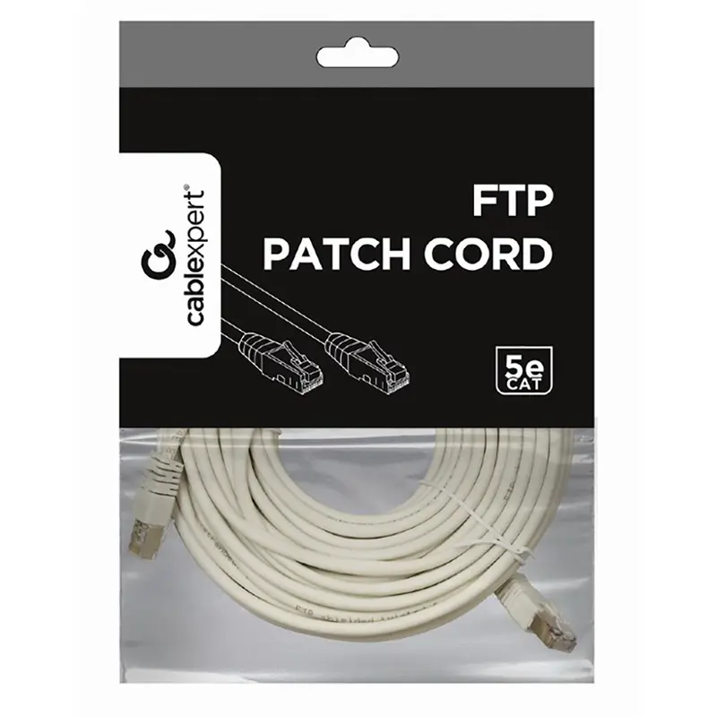 Патч-корд Cablexpert PP22-15M, Cat5e FTP, 15м, Серый Патч-корд Cablexpert PP22-15M, Cat5e FTP, 15м, Серый