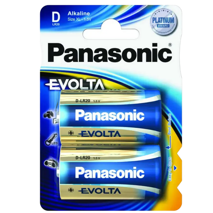 Baterii Panasonic LR20EGE, D, 2buc. Baterii Panasonic LR20EGE, D, 2buc.