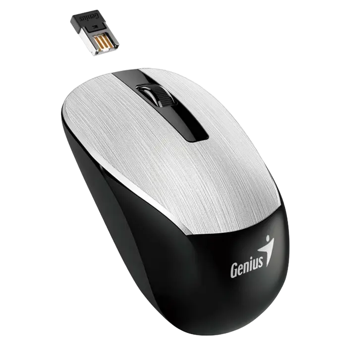 Беcпроводная мышь Genius NX-7015, Серебристый Беcпроводная мышь Genius NX-7015, Серебристый