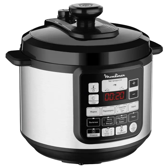 Aparat de gătit multifuncțional Moulinex CE620D34, Negru / Oțel Inoxidabil Aparat de gătit multifuncțional Moulinex CE620D34, Negru / Oțel Inoxidabil
