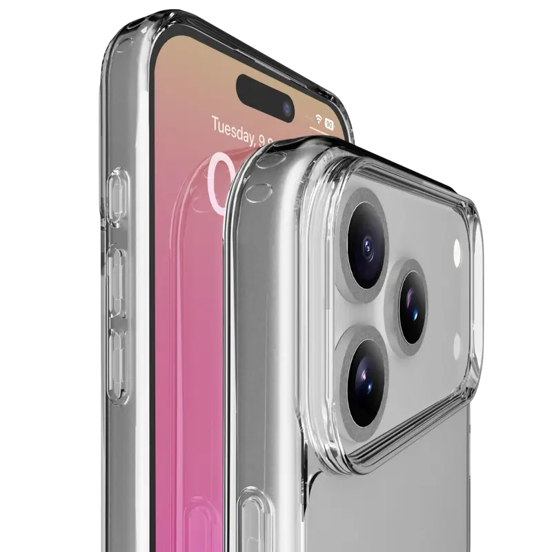 Husă Cellularline Clear Duo pentru Apple iPhone 17 Pro, Transparent Husă Cellularline Clear Duo pentru Apple iPhone 17 Pro, Transparent