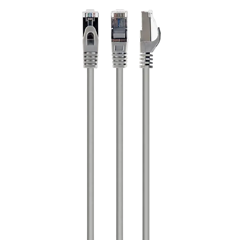 Patch cord Cablexpert PP6-0.5M, Cat6 FTP , 0,5m, Gri Patch cord Cablexpert PP6-0.5M, Cat6 FTP , 0,5m, Gri