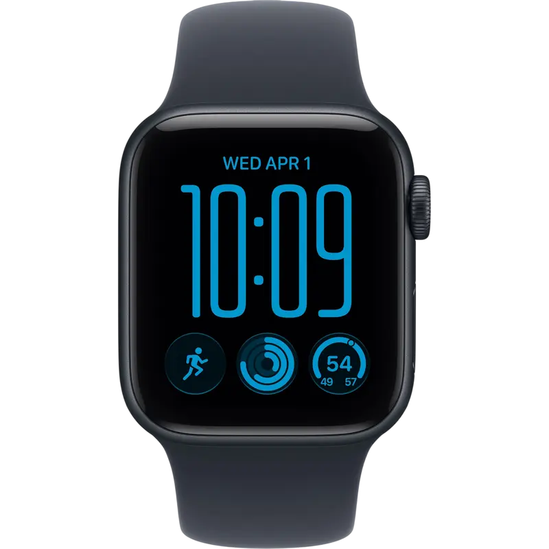 Apple Watch SE 3 40mm Aluminum Case with Navy Blue Sport Band - S/M MJKR4 GPS, Midnight Apple Watch SE 3 40mm Aluminum Case with Navy Blue Sport Band - S/M MJKR4 GPS, Midnight