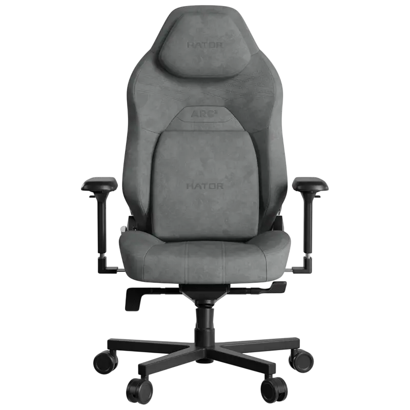 Scaun Gaming HATOR Arc 3 S, Velur, Gri Scaun Gaming HATOR Arc 3 S, Velur, Gri