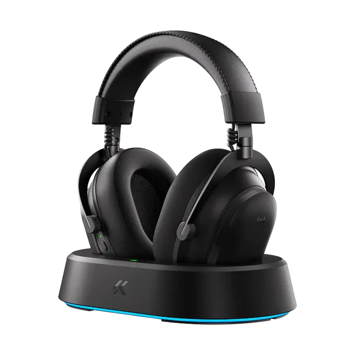 Игровая Гарнитура MCHOSE V9 Turbo Plus, Беспроводной/Проводной, Steel Black