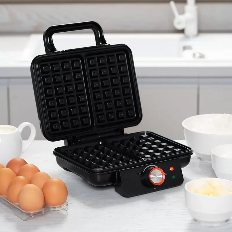 Aparat pentru vafe Ardesto SM-L100LWAFFL, Negru Aparat pentru vafe Ardesto SM-L100LWAFFL, Negru