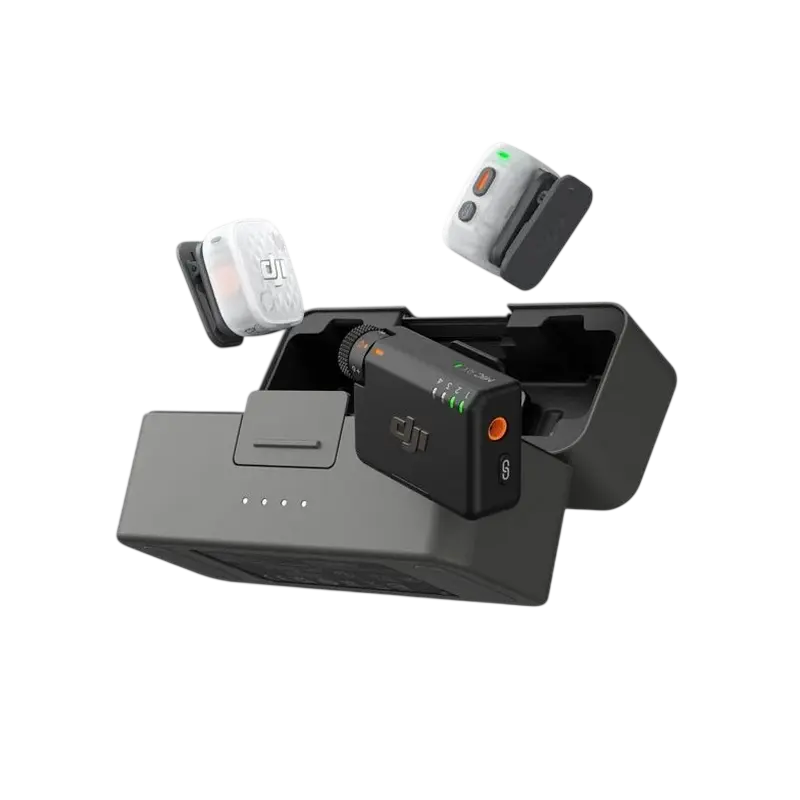 DJI Mic Mini 2S (2TX + 1RX + Charging Case), Black DJI Mic Mini 2S (2TX + 1RX + Charging Case), Black